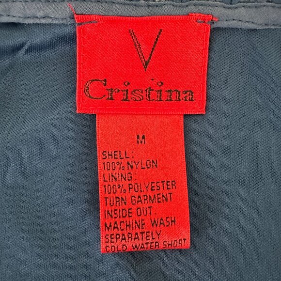 V Christina Lace Top Size Medium Blue Whimsigoth Fairy Boho Y2K Victorian - Picture 7 of 9